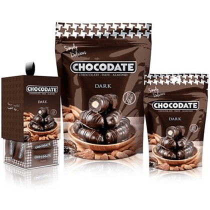 Финики "Chocodate", 100 гр., с миндалем в горьком шоколаде - 3