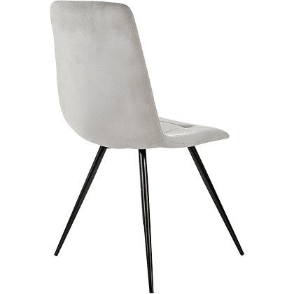 Стул Бюрократ "CH-K1_4", ткань, светло-серый, металл, комплект 4 штуки - 4