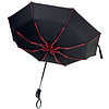 Зонт складной "Skye Foldable", 95 см, черный, красный - 3