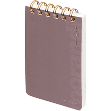 Блокнот "Monardi", В6, 100 листов, линейка, спираль сверху, фиолетовый