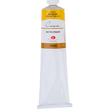 Краски масляные "Сонет", 220 желтая средняя, 120 мл., туба