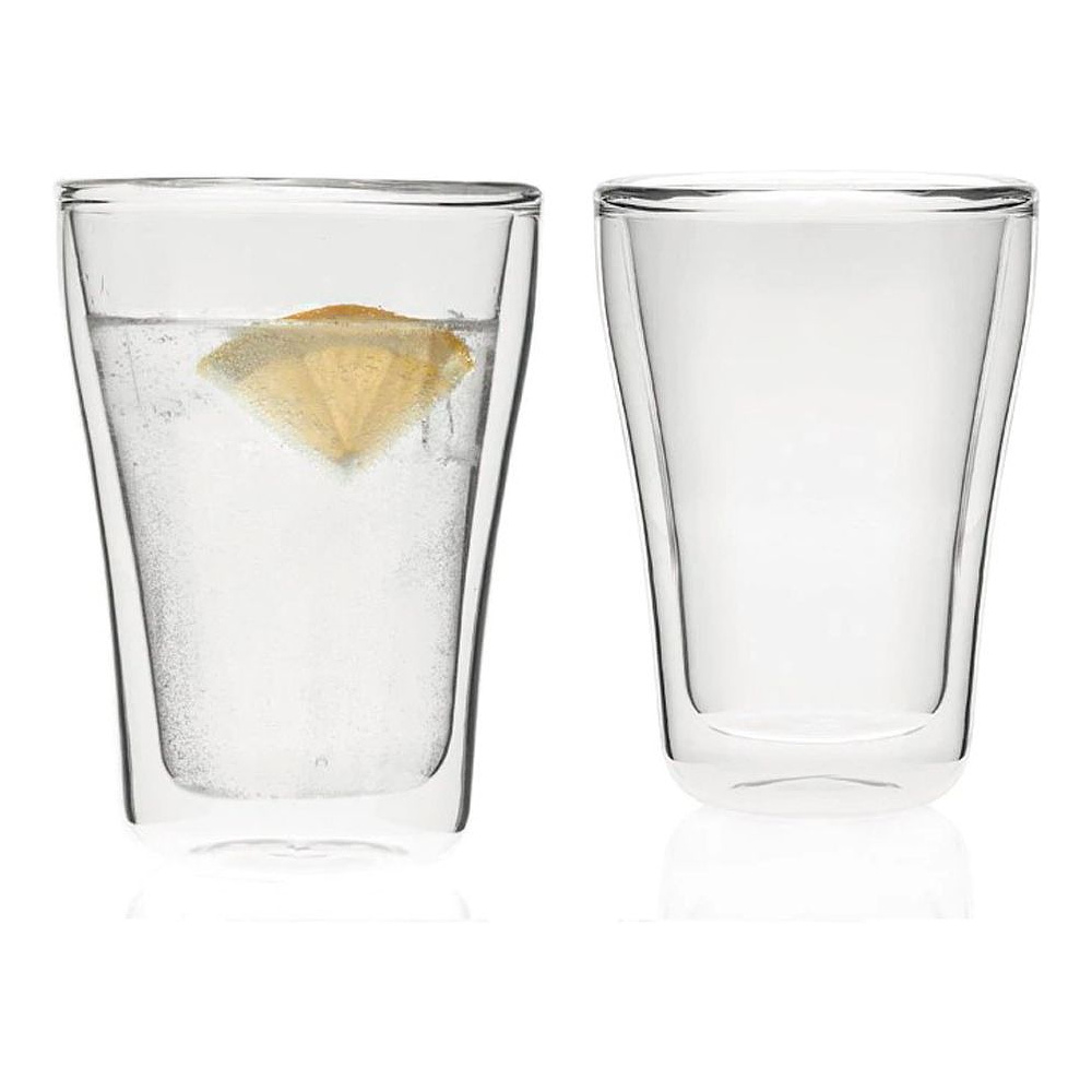 Набор стаканов "Duo", стекло, 345 мл, прозрачный