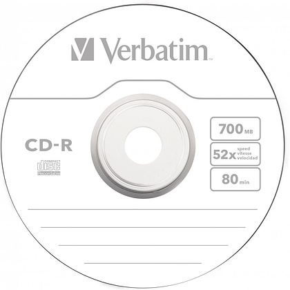 Диск Verbatim "Extra Protection", CD-R, 0.7 гб, пэт-упаковка, 10 шт