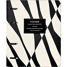 Тетрадь на кольцах "Vision",  B5, 120 листов, клетка,  черный