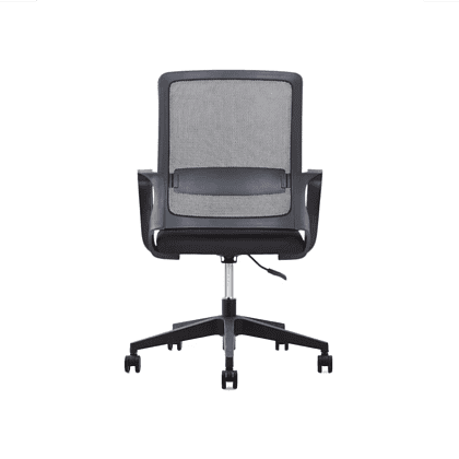 Кресло для персонала SitZone "U-0385 PL", ткань, пластик, черный - 3