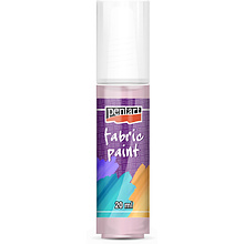 Краски для текстиля "Pentart Fabric paint", 20 мл, розовый
