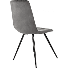 Стул Бюрократ "CH-K1_4", ткань, тёмно-серый, металл, комплект 4 штуки