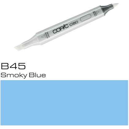 Маркер перманентный "Copic ciao", B-45 дымчатый синий
