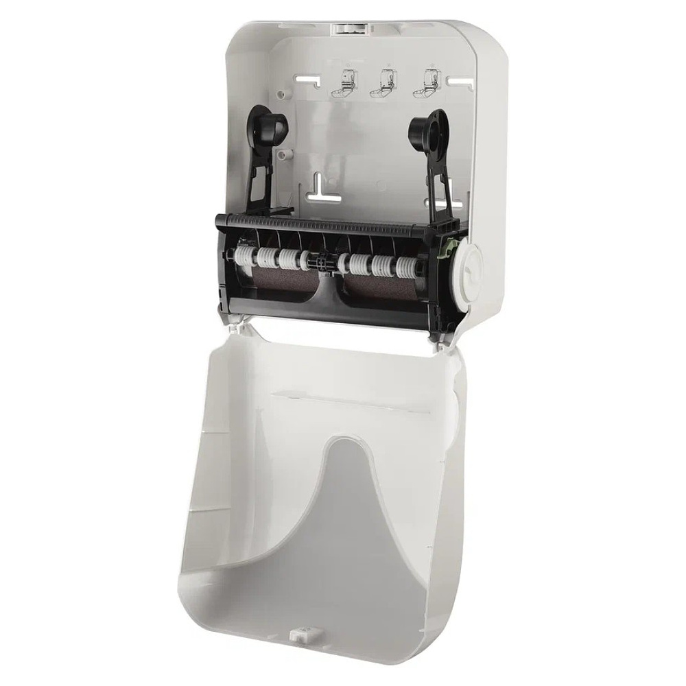 Диспенсер для полотенец рулонных "VEIRO Professional POD", пластик, белый - 3