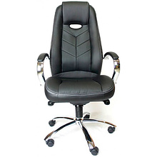 Кресло для руководителя EVERPROF "DRIFT PU", экокожа, металл, черный