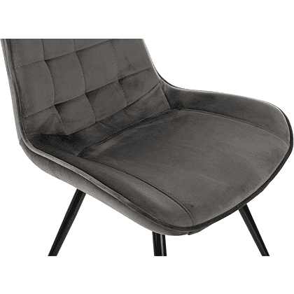 Стул Бюрократ "CH-K2_2", ткань, темно-серый, металл, комплект 2 штуки - 6