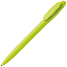 Ручка шариковая автоматическая "Bay MATT", 1.0 мм, лимонный, стерж. синий