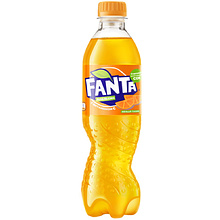 Напиток "Fanta", апельсиновый вкус, 0,5 л., пластиковая бутылка