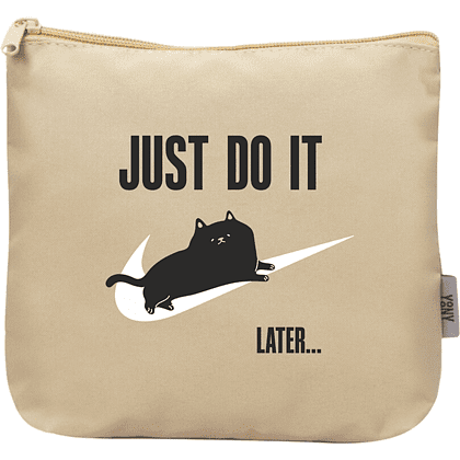 Косметичка «Just do it», бежевый