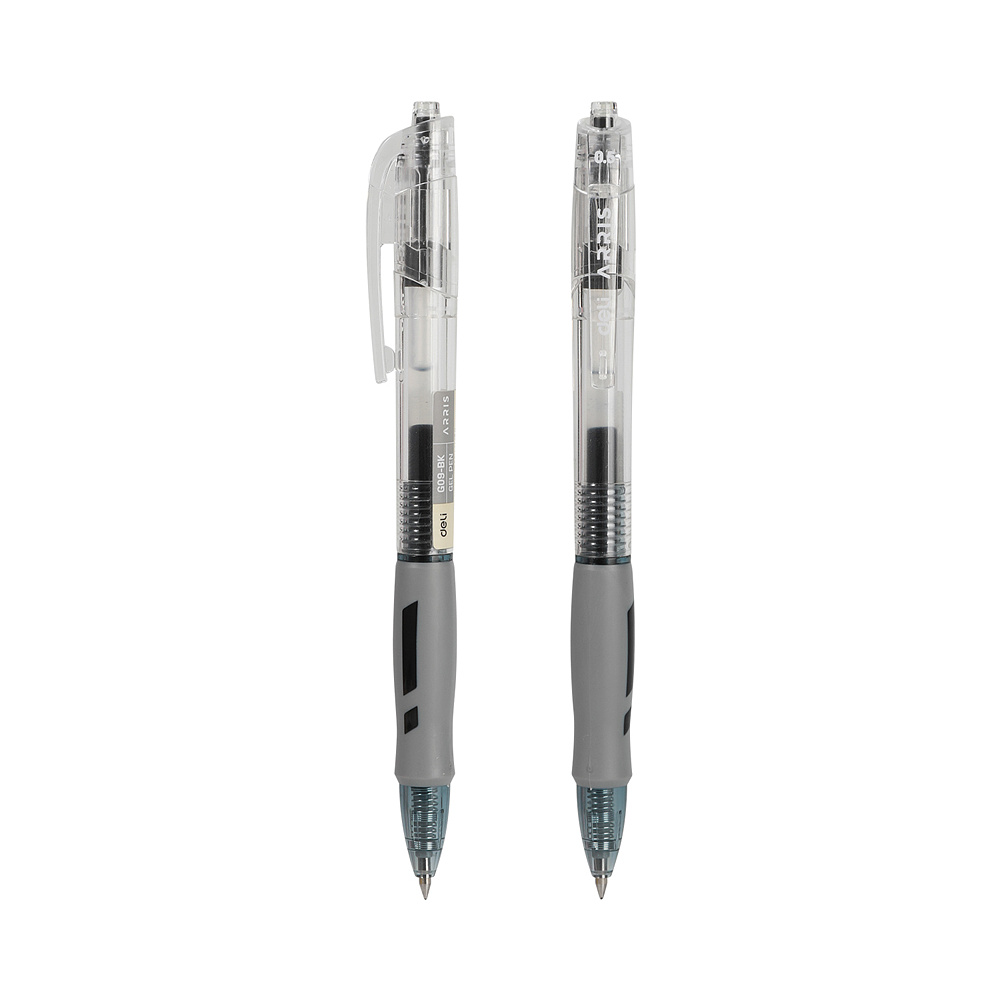 Ручка роллер "Arris", 0.5 мм, прозрачный, стерж. черный - 2