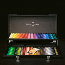 Цветные карандаши Faber-Castell "Polychromos", 120 шт., деревянный кейс