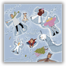 Альбом для фото "Зимние радости" на 25 листов, голубой