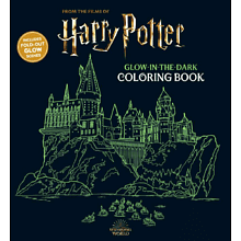 Раскраска на английском языке "Harry Potter. Glow in the Dark Coloring Book" 