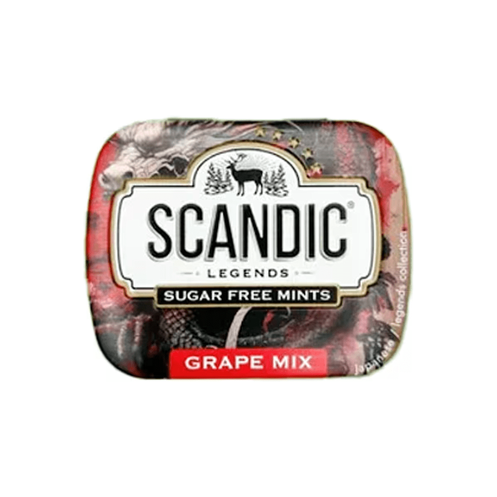 Конфеты "Scandic", 14 г, без сахара, виноградный микс