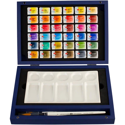 Краски акварельные "Белые ночи", 36 цветов, подарочная упаковка - 6