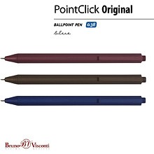 Автоматическая шариковая ручка "PointClick. Original", 0,38 мм, пластик, ассорти, стерж. синий