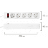 Сетевой фильтр Sonnen SPW-305, 3 м, 5 розеток, белый - 7