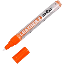 Маркер акриловый для кожи "Darwi", 2 мм, оранжевый