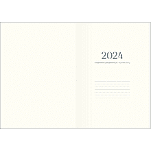 Ежедневник датированный InFolio "Grain" на 2024 год, А5, 352 страницы, розовый 