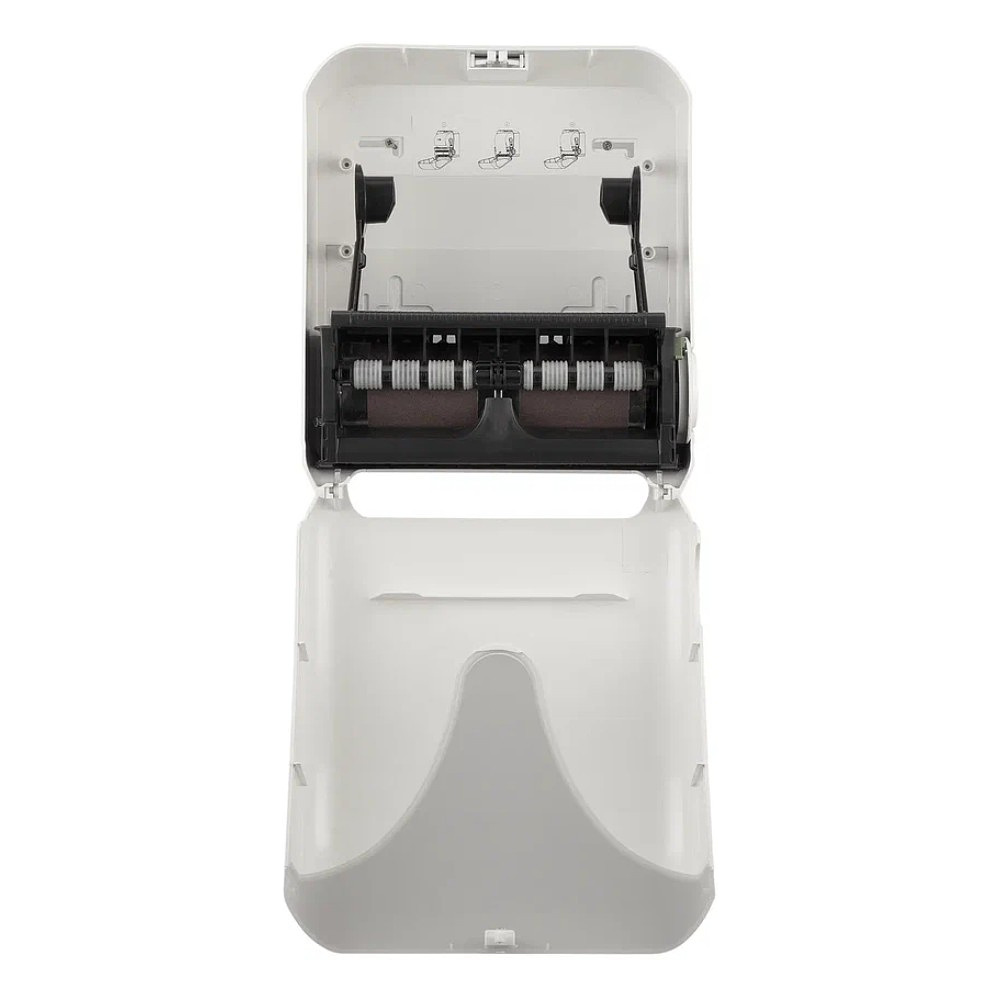 Диспенсер для полотенец рулонных "VEIRO Professional POD", пластик, белый - 4