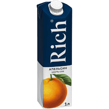 Нектар "Rich", апельсиновый, 1л.