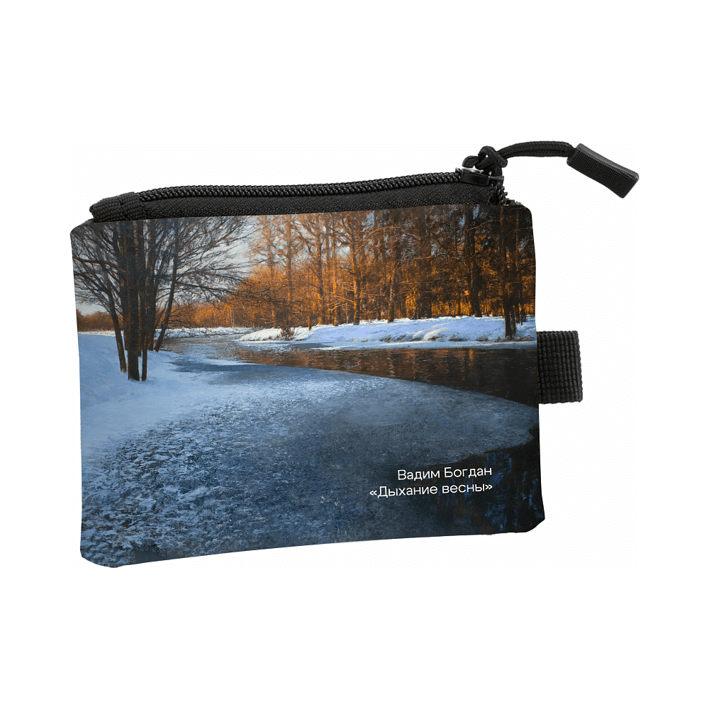 Кошелек "Дыхание весны”, Вадим Богдан, текстиль, разноцветный - 2