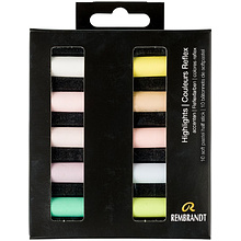 Набор мягкой пастели "Rembrandt Half Pastel", 10 цветов, светлые