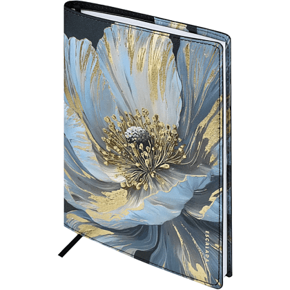 Книга записная "Белый мак", А5, 120 листов, клетка, белый - 2