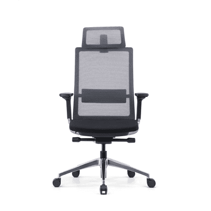 Кресло для руководителя SitZone "E-BA-001A", ткань, пластик, черный - 3