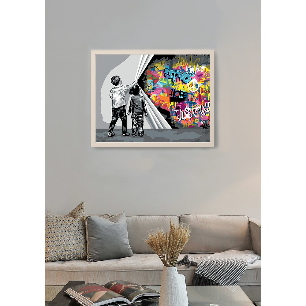 Картина по номерам "Искусство граффити" - 2 Картина по номерам "Искусство граффити" - 2