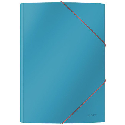 Папка на резинках "Leitz Cosy", А4, 31 мм, картон, синий