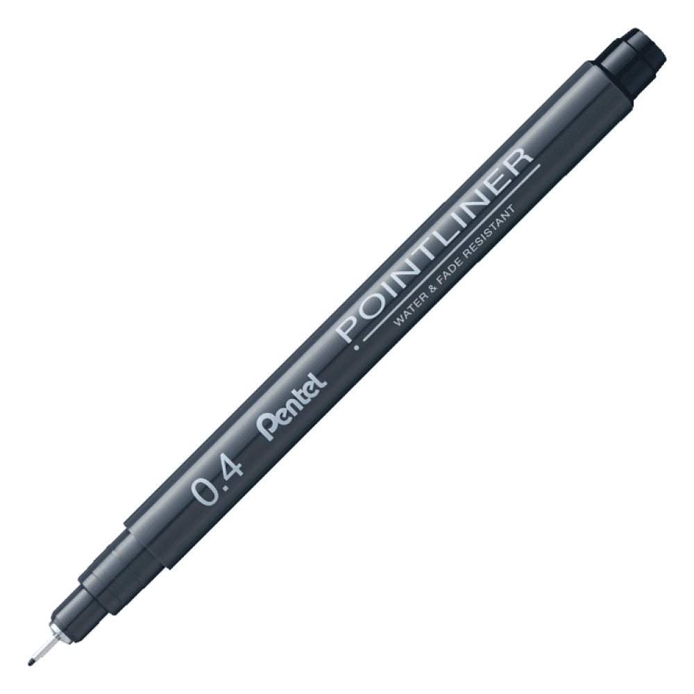 Ручка капиллярная "Pointliner", 0.4 мм, черный