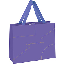 Пакет подарочный 23*18*10 см "Monocolor. Lavender", ламинированный