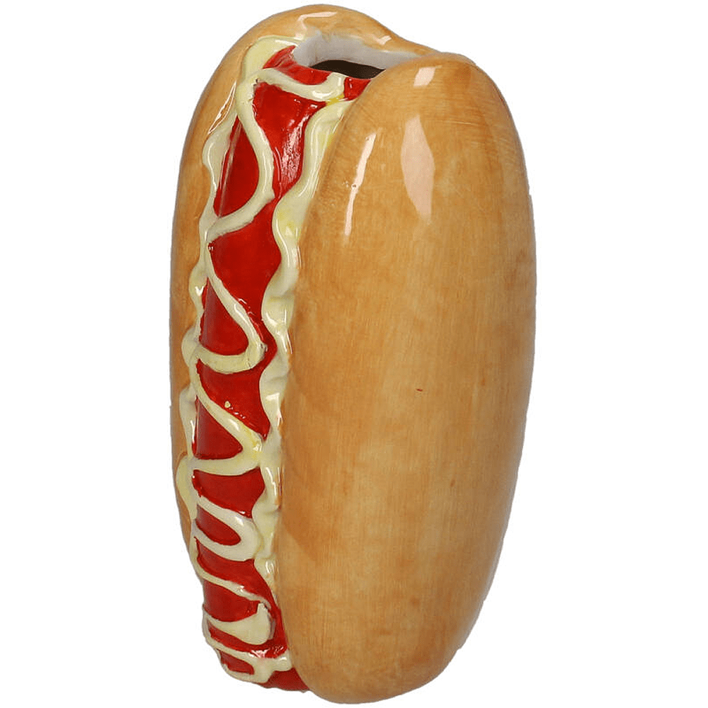 Ваза керамическая "Hotdog", 9.2х8х16.3 см, разноцветный - 3