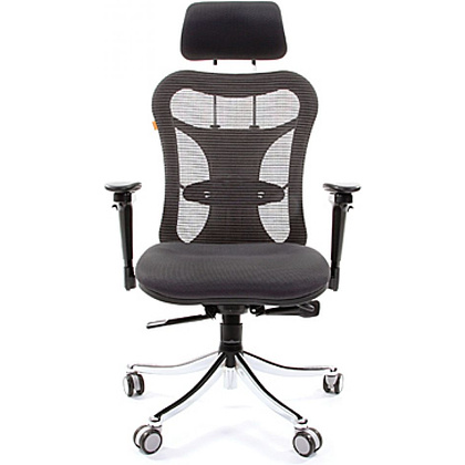 Кресло для руководителя "Chairman 769", ткань, хром, черный - 3