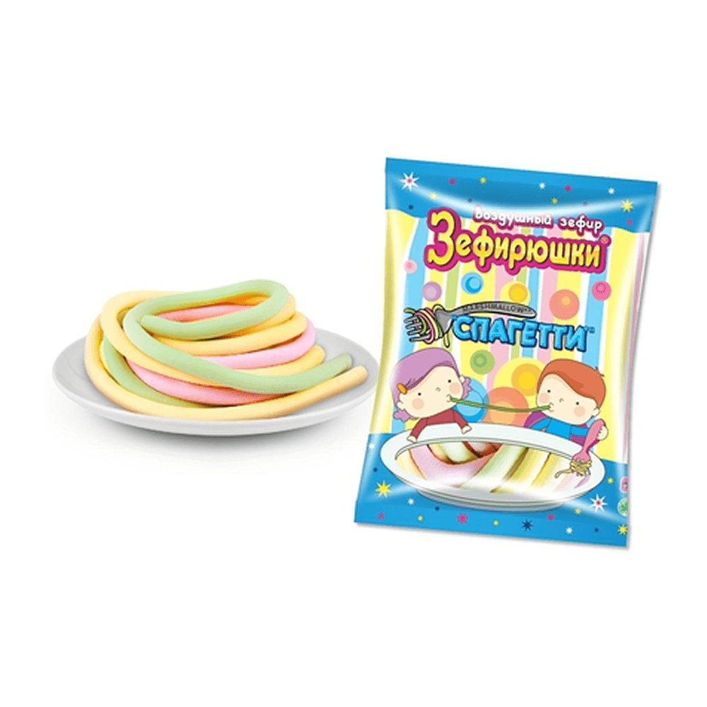 Зефир воздушный "Зефирюшки. Спагетти", 80 гр