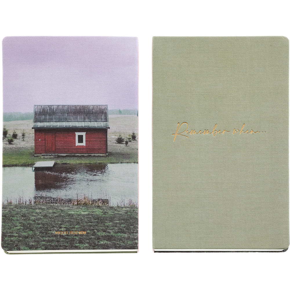 Блокнот Miquelrius "Remember Cottage", А5, 96 листов, нелинованный, зеленый - 5