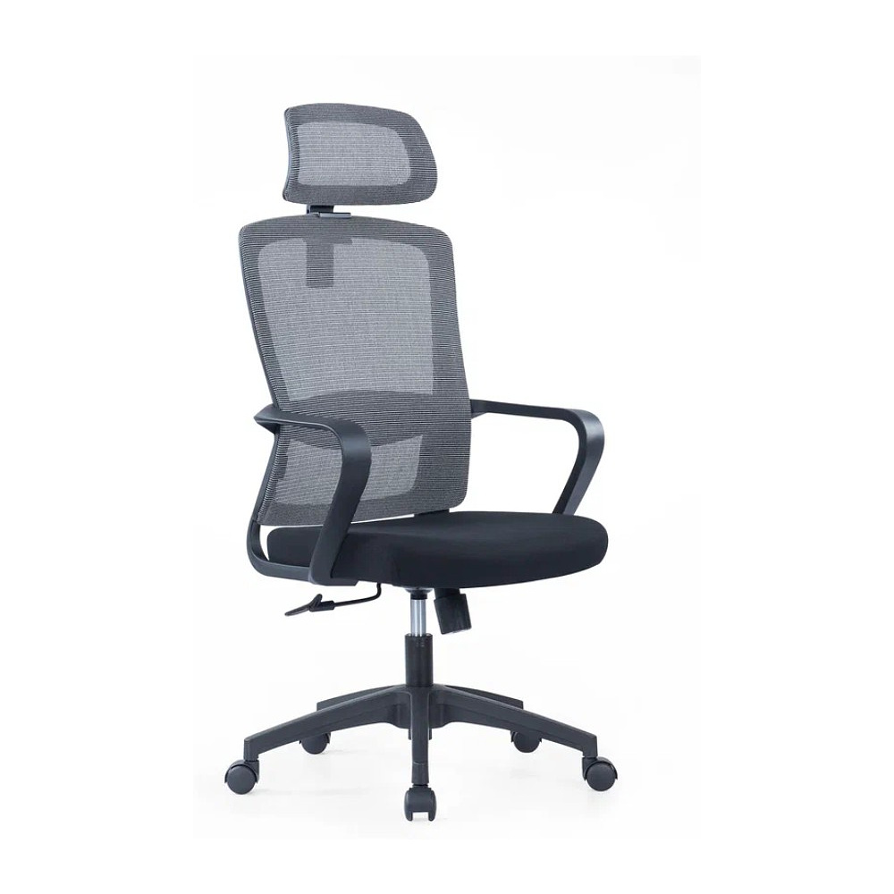 Кресло компьютерное SitZone U-060A, сетка, ткань, черный, пластик, 2 шт/упак