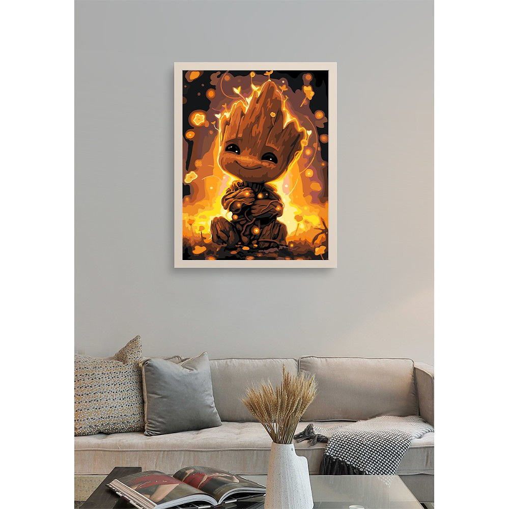 Картина по номерам "Малыш Грут" - 4 Картина по номерам "Малыш Грут" - 4