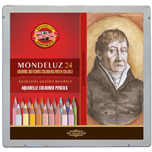 Карандаши акварельные "Mondeluz Portrait", 24 цвета