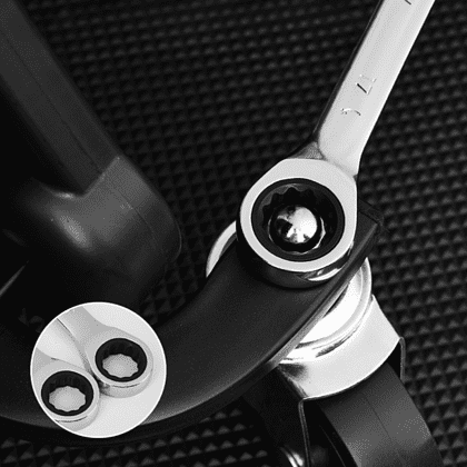 Ключ комбинированный Deli YS EDL34112, 12 мм, с трещоткой, 72 зуба - 2