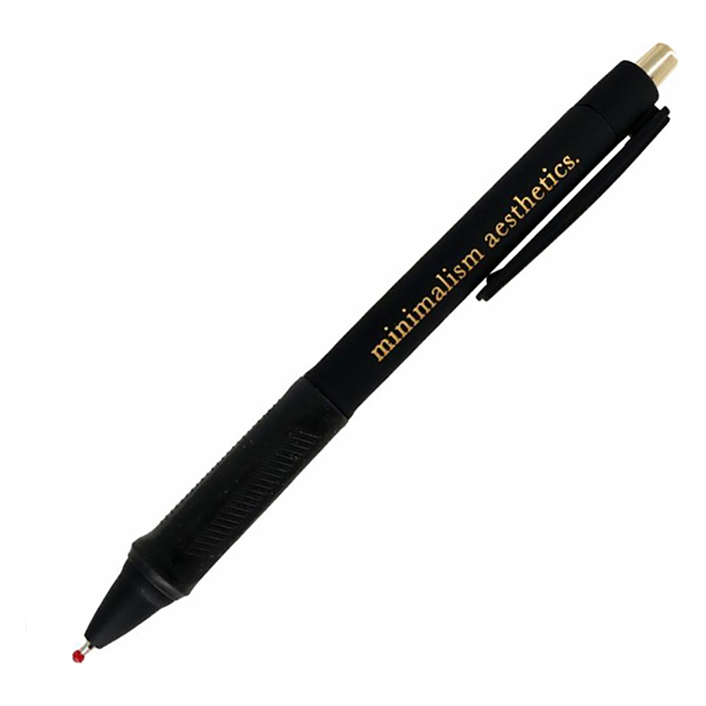 Ручка шариковая "Aesthetics", 0,5 мм, черный, стерж. синий