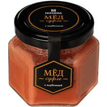 Мёд-суфле "Mirmeda" с клубникой, 150 гр