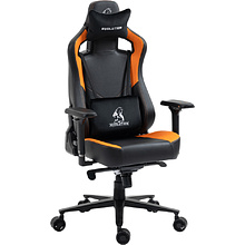 Кресло игровое Evolution Project A, экокожа, металл, черный, оранжевый