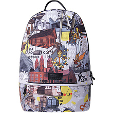 Рюкзак молодежный "S-Фит Архитектура", разноцветный
